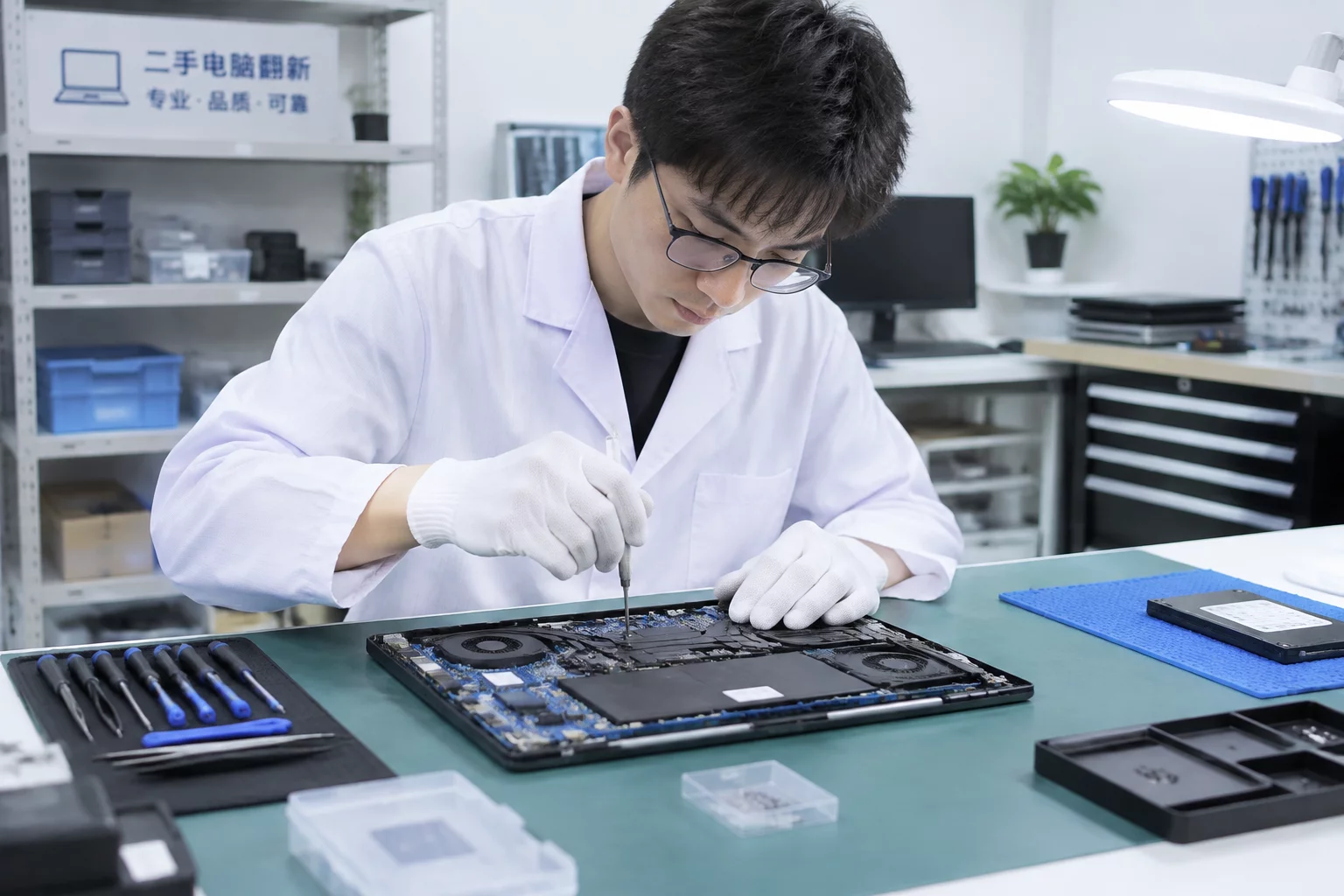 Aufbereitung und Generalüberholung von gebrauchter Hardware